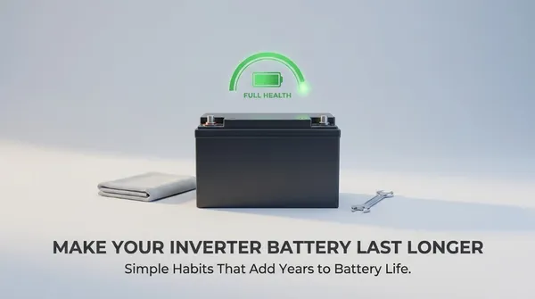 How to make your inverter battery last longer