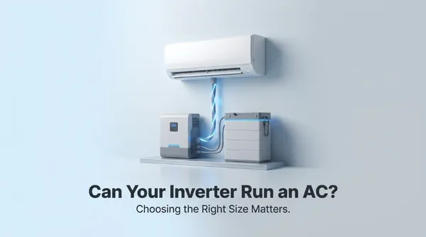 What size inverter do you need to run an air conditioner?